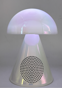 Xinvo 2026 Mini haut-parleur sans fil en forme de champignon, lampe LED, <span class=keywords><strong>veilleuse</strong></span>, commande vocale 5.0, microphone intégré, ordinateur, téléphone portable - Product Image 3