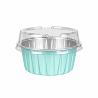 Gobelets jetables en aluminium de qualité alimentaire pour pudding, tartelettes aux œufs, cuisson, barbecue, friteuse à air, contenants en aluminium robustes, vente en gros