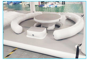 Plataforma Flotante inflable, <span class=keywords><strong>isla</strong></span> flotante, plataforma de ocio acuático, nuevo estilo, 2022 - Product Image 3
