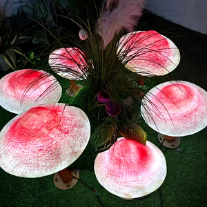 Guirlandes lumineuses champignon fantaisie de Noël, étanches IP65, pour les centres de villégiature, les parcs à thème, les jardins et les aménagements paysagers familiaux - Product Image 1