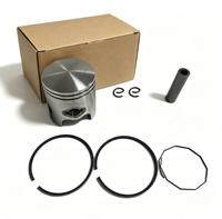 Kit Piston 47mm 70cc 2 Tak Langsung dari Pabrik untuk Perbaikan & Upgrade Mesin Skuter Yam Aha JOG50 2002-2013, Suku Cadang