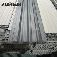 Amer WPC Panneau mural extérieur bois plastique intérieur cannelé Design