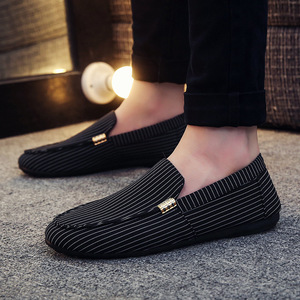Los Zapatos Náuticos Más Populares, Económicos y Ligeros, Mocasines Blancos con Rayas para Conducir, para Hombre - Product Image 1