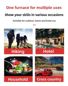 Réchaud de <span class=keywords><strong>camping</strong></span> portable pliable au butane pour barbecue extérieur, mini format carré style <span class=keywords><strong>lotus</strong></span>, taille paume, capacité 1-2 personnes, avec dispositif d'allumage, en stock - Product Image 6