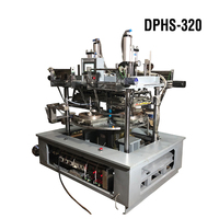 PHS-320 cheio automático plástico placas hot stamping folha máquina, placa doura borda impressão máquina