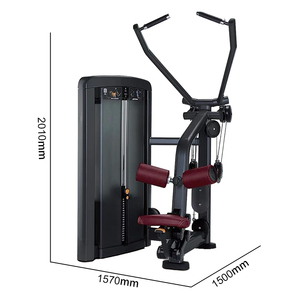 Commercial <b>Lat</b> Pulldown Strength Machine Heavy Duty Cable Fitness Equipment Adjustable Seat Weight Stack Gym Training With CE - Product Image 2