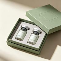 Boîte en papier magnétique avec logo imprimé personnalisé, écologique, emballage cosmétique 10 ml, boîte cadeau en carton pour flacon de parfum