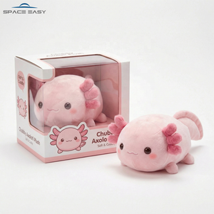 Peluche de Axolotl Kawaii de Alta Calidad al por Mayor 2026, Lindo Peluche de Salamandra Rosa Regordeta para Niños y Niñas, Regalos Personalizados OEM - Product Image 5