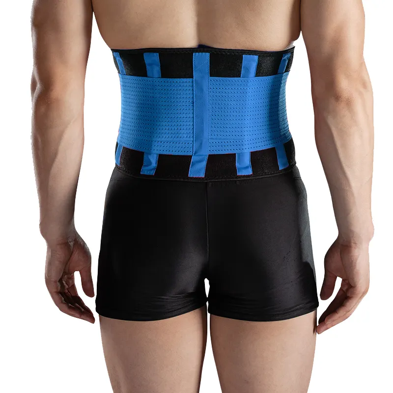 Cinturón Lumbar con soporte para la espalda para hombre y mujer, cinturón transpirable con almohadilla Lumbar