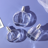 Flacon de parfum en verre de luxe unique et personnalisé avec impression sur écran et emballage avec pulvérisateur à pompe