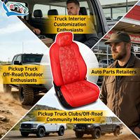 Housses de Sièges Auto en Cuir Modifiées pour Toyota Tacoma Génération 4 2025 – Accessoires Housses de Sièges Double Cabine 2024-2026