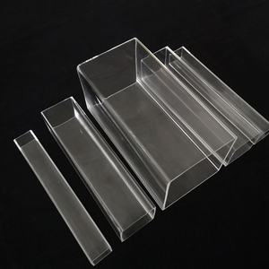 Tubo Cuadrado Acrílico Transparente/Blanco para Iluminación - Product Image 1