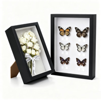 Cadre photo créatif personnalisé en MDF avec plexiglas Options d'impression multicolores de conception profonde 3D