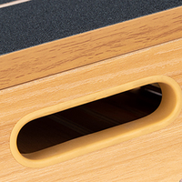 Tabla Inclinada Ajustable de Madera y Goma Antideslizante, Bloques de Cuña para Sentadillas, Decoración del Hogar, para Gimnasio, Fitness o Uso en Exteriores y Doméstico