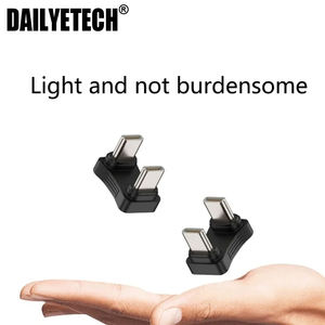 Adaptateur Type-C coudé à 180 degrés, mâle-mâle, charge PD 65W pour téléphones, tablettes et ordinateurs portables - Product Image 4