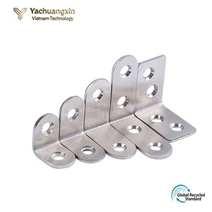 Stainless Steel Flat <b>Corner</b> <b>Bracket</b> Connector <b>for</b> Construction Hardware - Product Image 4