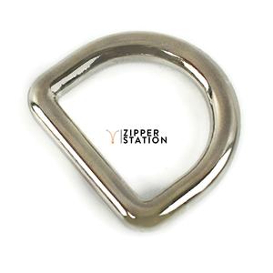 Anillas en D de Metal Sólido Plateado, Anillas en D Resistentes para Bolsos, Collares, Correas para Perros, Manualidades, etc. - Product Image 1