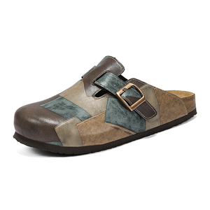 Nouvelle Collection 2026 – <span class=keywords><strong>Mules</strong></span> Classiques Haut de Gamme en Liège Souple Quatre Saisons pour Hommes – Chaussures de Plage et Loisirs d'Extérieur - Product Image 2