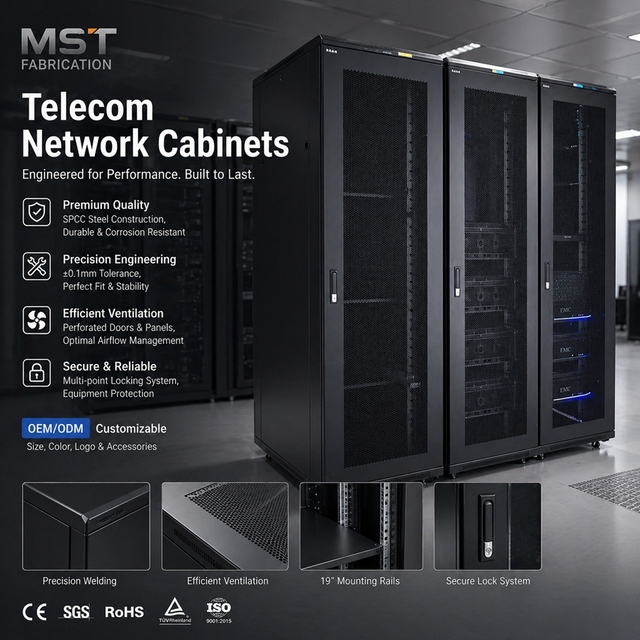 High Quality Custom Size 4u Server Rack 19-Inch Wall-Mounted Network Cabinet