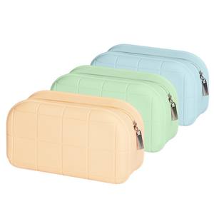 กระเป๋าแต่งหน้าที่ไม่เหมือนใครทำจากวัสดุซิลิโคนพร้อมกระเป๋าเก็บของกันน้ำและกันกระแทกสำหรับอุปกรณ์แต่งหน้า - Product Image 1
