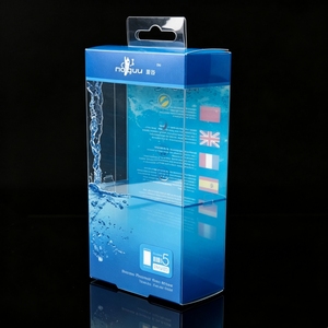 Custom Size Eco-Friendly Recyclable Rectangle Folding Clear PET/PVC for Phone Case Plastic Retail Gift Box with Blister Tray - Product Image 2