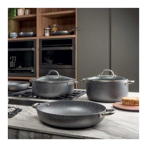 Tegame Alluminio antiaderente (36cm) BIG FAMILY Grigio WX7583HBIFA - Product Image 2