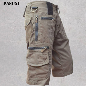 Pasuxi <span class=keywords><strong>กางเกง</strong></span><span class=keywords><strong>ขา</strong></span>สั้นคาร์โก้สำหรับผู้ชาย, <span class=keywords><strong>กางเกง</strong></span><span class=keywords><strong>ขา</strong></span>สั้นทรงหลวมมีกระเป๋าหลายกระเป๋าสำหรับใส่ทำงานกางเกงขาสั้นลำลองฤดูร้อน - Product Image 1