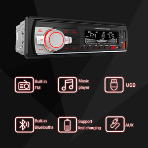 1din kép USB xe Stereo đài phát thanh xe <span class=keywords><strong>Kit</strong></span> FM Transmitter đa chức năng xe Mp3 Máy nghe nhạc - Product Image 6