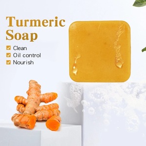 <span class=keywords><strong>Sapone</strong></span> Artigianale Trasparente alla Curcuma, Limone, Papaya e Acido Kojico, Sbiancante, Idratante, Delicato, Non Irritante - Product Image 5