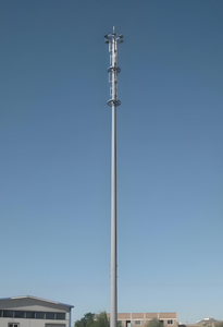 20m <span class=keywords><strong>30m</strong></span> 40m 50m Stahltelekommunikations-Monopol türme Einrohr-Antennen turm für die Signal übertragung - Product Image 6