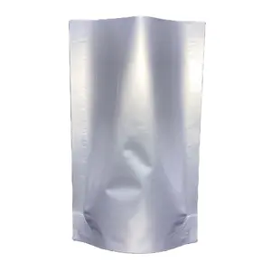 Sac en papier d'aluminium métallisé brillant personnalisé contre la lumière UV humidité oxygène pochette debout pour café, viande cuite, collation - Product Image 2