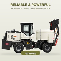 Nouveau modèle de camion malaxeur à béton à 8 roues avec système entièrement hydraulique et moteur et transmission pour projets industriels