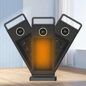 Nouveau Radiateur Soufflant de Bureau PTC avec Contrôle de Température, Protection, Oscillation, pour Bureau et Salle de Bain, Chauffage Rapide, Télécommande - Product Image 5