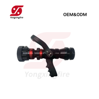 YongxingFire 150/300/475LPM Lance d'incendie flexible en aluminium à poignée pistolet réglable, Lance turbo, Tube de mousse à faible expansion