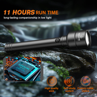 Lampe de poche lumineuse haute puissance apparence en alliage d'aluminium étanche lampe de poche rechargeable Y16 avec charge cachée
