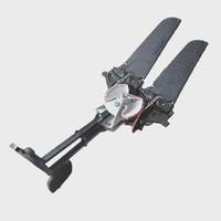 Système de propulsion à pédales Jiubie en PVC pour kayak, compatible avec les kayaks de pêche et les SUP