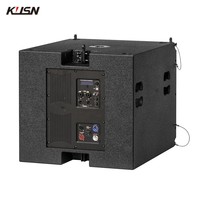 Set Combinado de Altavoces Line Array Activos Profesionales Coaxiales Simples de 10 Pulgadas x 2 + 18 Pulgadas para Sistema de Escenario en Espectáculos al Aire Libre
