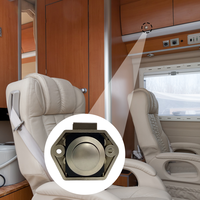 Serrure à bouton-poussoir pour meuble, en alliage de zinc, sans clé, pour tiroir, camping-car, caravane, yacht, porte de placard intérieure