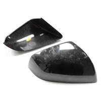 Vantwo Nouvelle Coque de Rétroviseur Latéral en Fibre de Carbone Forgée Brillante/Mate à Ajouter pour Tesla Model X 2016-2020