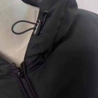 Veste d'hiver épaisse pour homme avec logo de marque authentique personnalisé, teinte en pièce, écologique, imperméable, à capuche, fermeture éclair sur le devant, style décontracté