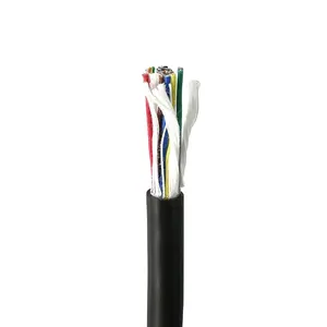 2*0.5mm2 3*0.5mm2 4*0.5mm2 RVVP Control Shielded Cable Multi core Copper Mesh Braided Shielded Twisted Pair Cable