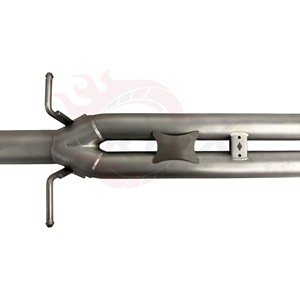 ท่อไอเสียสแตนเลส 304 แบบวาล์ว Vortex สำหรับ Defender 90 110 130 P400 3.0T พร้อมปลายท่อคาร์บอนเคลือบทองแบบ Sandblasted - Product Image 3