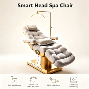 <span class=keywords><strong>Table</strong></span> <span class=keywords><strong>de</strong></span> <span class=keywords><strong>massage</strong></span> électrique <span class=keywords><strong>de</strong></span> luxe avec commande au pied, 3/4 moteurs, en tissu polaire d'agneau, pour salon <span class=keywords><strong>de</strong></span> beauté moderne et lit cosmétique chauffant - Product Image 2