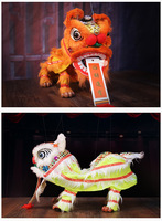 Marionnette de danse du lion chinois traditionnelle M950, jouet artisanal fait main, ornement artisanal populaire, cadeau culturel pour la décoration du Nouvel An