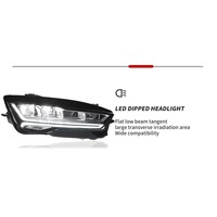 Pour Audi A7 2011-2018, ensemble de phares Matrix modifiés, phares LED complets 6000K, feux de jour de haute qualité