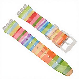 Correa de <span class=keywords><strong>Reloj</strong></span> de Silicona Impermeable de 17mm 19mm 20mm, Cómoda y Elegante - Product Image 3