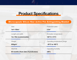 Couverture Extinctrice Pliable à Technologie Microencapsulée <span class=keywords><strong>pour</strong></span> la Sécurité des Stations de Recharge et des Véhicules Électriques - Product Image 4