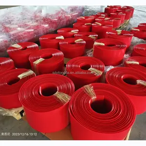 Fire-resistant 50 Meter Roll Polyurethane Sheet For Conveyor Belt Side Skirting