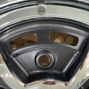 铬和黑色经典钢轮15英寸5x205轮辋5 205多个尺寸4.5x15 5.5x15 8x15 - Product Image 4