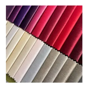 Tecido chinês do estofamento do têxtil 100% poliéster cor sólida tecido